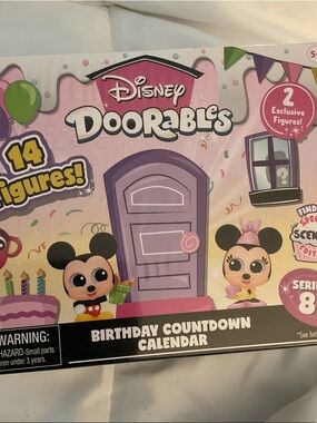 Disney Doorables Birthday Countdown Calendar Series 8  14 figures